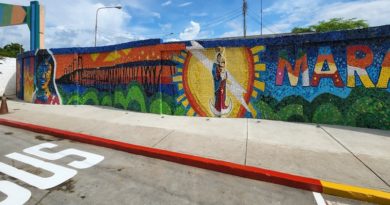 Inauguran mural homenaje a la Chinita y la Cultura Zuliana con 80.000 tapas