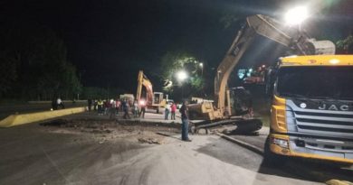 Trabajos en la Autopista Regional del Centro registran avance del 30%
