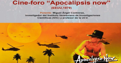 Presentan seminario permanente de cultura cine-foro Apocalipsis Now