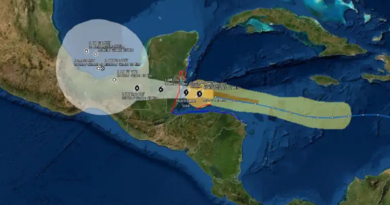 Huracán Lisa próxima horas pasará por Belice y norte de Guatemala