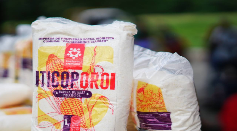 Marca Hecho en Comuna produce harina de maíz en Barinas