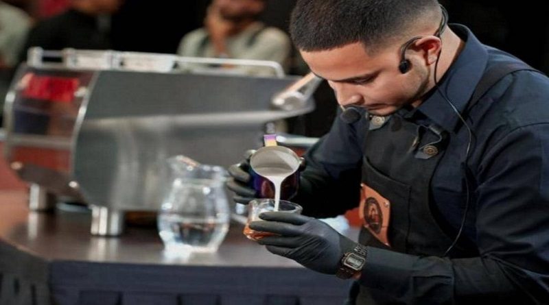Jhonlier Fonceca gana concurso de barismo en Expoferia Café, Flores y Miel Miranda 2022