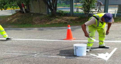 INTT efectúa trabajos de mantenimiento vial en Las Tejerías