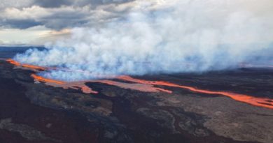El volcán más grande del mundo entra en erupción en Hawái