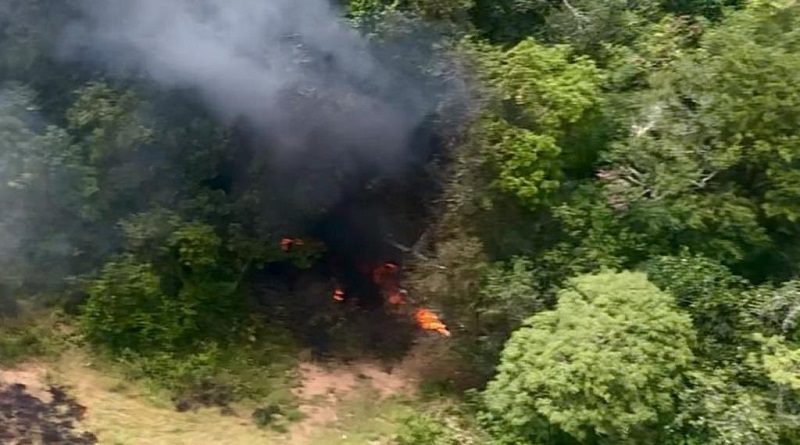 FANB destruye aeronave del narcotráfico que intentó violar espacio aéreo venezolano