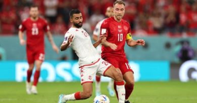 Túnez y Dinamarca igualan 0-0 en el primer partido del grupo D
