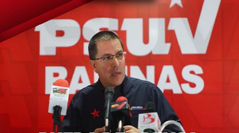 Ministro Arreaza denuncia financiamiento de ExxonMobil para Guyana en la CPI