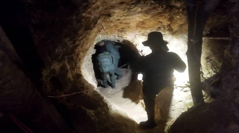 FANB desmantela campamentos y túneles utilizados para la minería ilegal en Bolívar