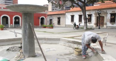 Fundapatrimonio ejecuta trabajos de rehabilitación en Plaza San Jacinto y Catedral de Caracas