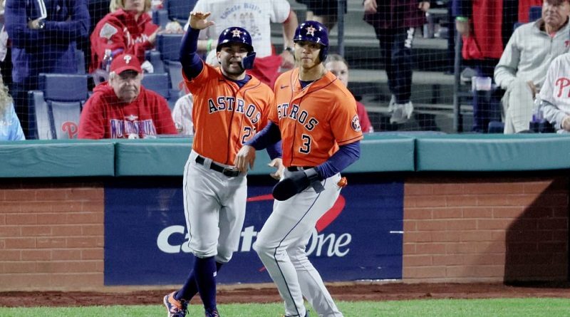 Altuve llegó a 113 hits de por vida en playoffs de la MLB