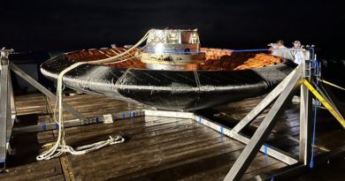 NASA prueba con éxito un escudo térmico inflable parecido a un platillo volador