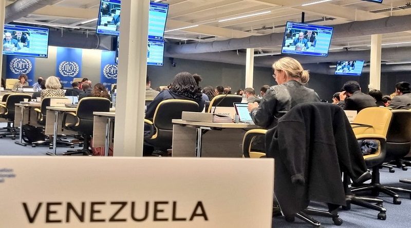 Venezuela denuncia efecto de las medidas coercitivas unilaterales en la OIT