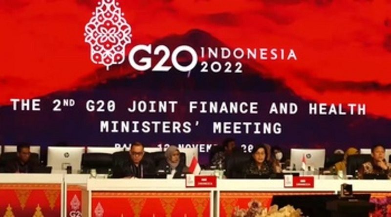 Ministros de Finanzas y Salud del G20 avanzan hacia un fondo contra futuras pandemias