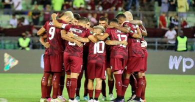 La Vinotinto se medirá ante Guatemala el próximo 28 de enero