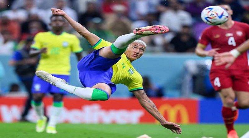 Gol de Richarlison fue el mejor del Mundial de Fútbol Catar 2022
