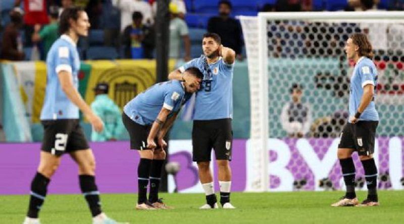Uruguay vence 2-0 a Ghana pero no evita su eliminación del Mundial