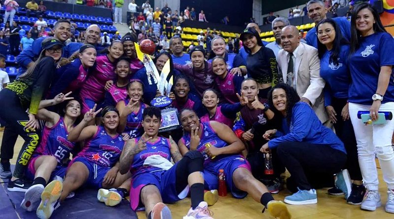 Caribeñas se alzó con el título de campeón de la Superliga Femenina de Baloncesto