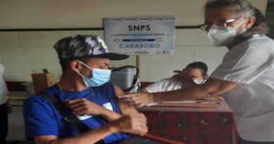 Efectúan jornada de inmunización en la RAAE de Tocuyito en Carabobo