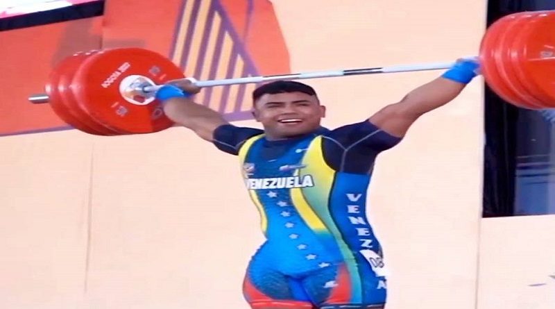 Keydomar Vallenilla se convirtió en campeón Mundial en halterofilia