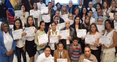 Defensoría del Pueblo certifica a nuevos embajadores y embajadoras por la Paz