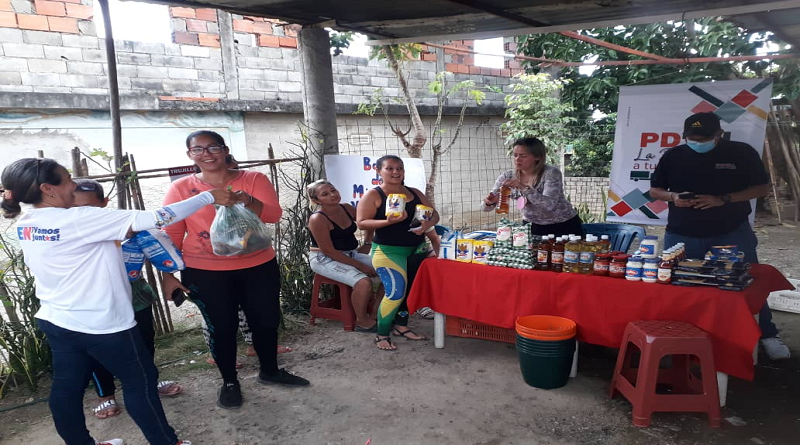 Distribuyen más de tres mil combos proteicos a familias en municipio Pampanito de Trujillo