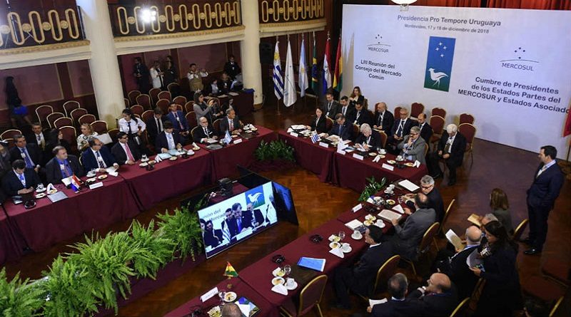 Inicia la Cumbre de Presidentes del Mercosur en Montevideo
