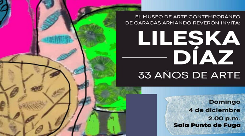 Sala Punto de Fuga del Maccar exhibirá los “33 años de Arte” de Lileska Díaz