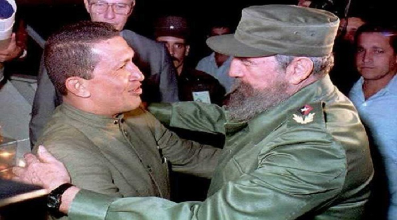 Venezuela rememora los 28 años del primer encuentro entre los comandantes Hugo Chávez y Fidel Castro