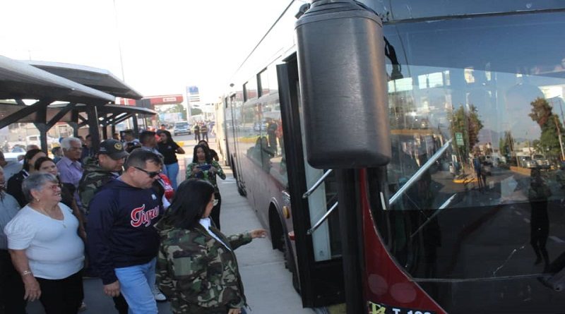 Inauguran parada de transporte público Los Golfeados en el municipio Sucre de Aragua