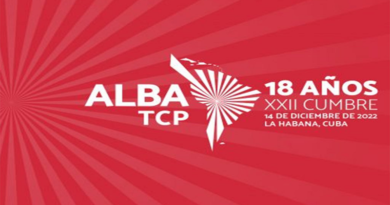 XXII Cumbre del ALBA-TCP sesionará este miércoles en Cuba