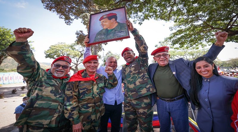 Conmemoran 40 años del Juramento Bolivariano en el Samán de Güere en Aragua