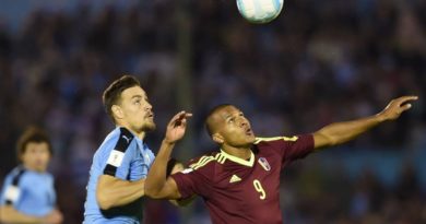 Venezuela cayó 0-3 ante Uruguay en el Sudamericano Sub-20