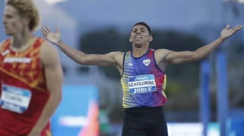 Gerson Izaguirre lideró la garrocha y las vallas en pruebas de chequeo en España