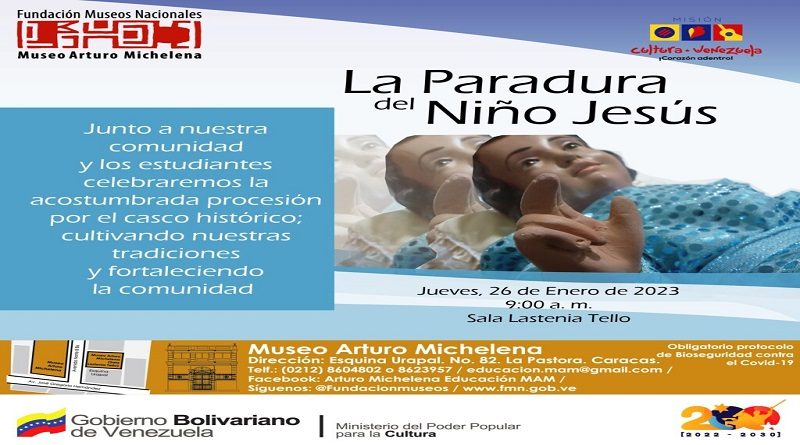 Celebraran Paradura del Niño en Museo Arturo Michelena de La Pastora