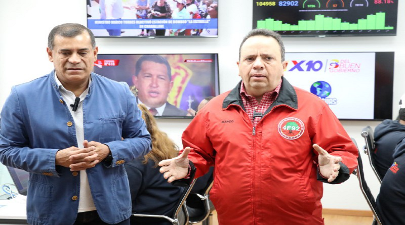 Ministro Marco Torres ofrece balance del 1x10 del Buen Gobierno en Sucre