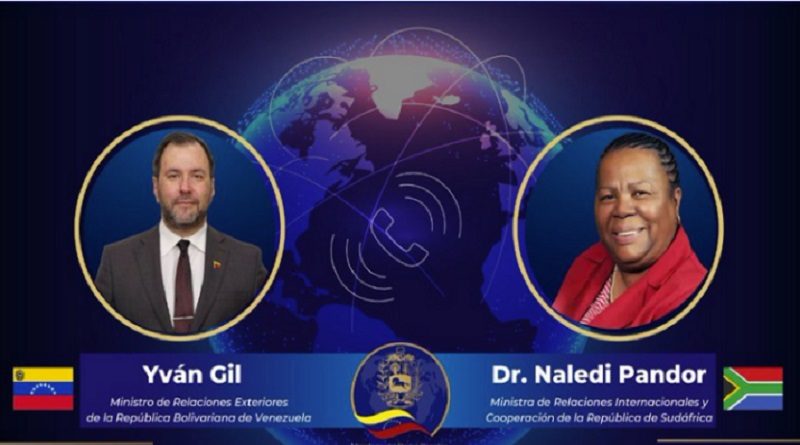 Venezuela profundiza lazos de cooperación con Sudáfrica