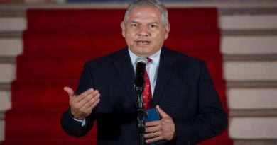Honduras reafirma condena a golpe de Estado en Perú y pide liberar a Castillo