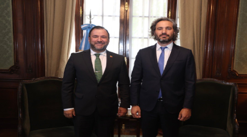Cancilleres de Venezuela y Argentina se reúnen para fortalecer cooperación bilateral