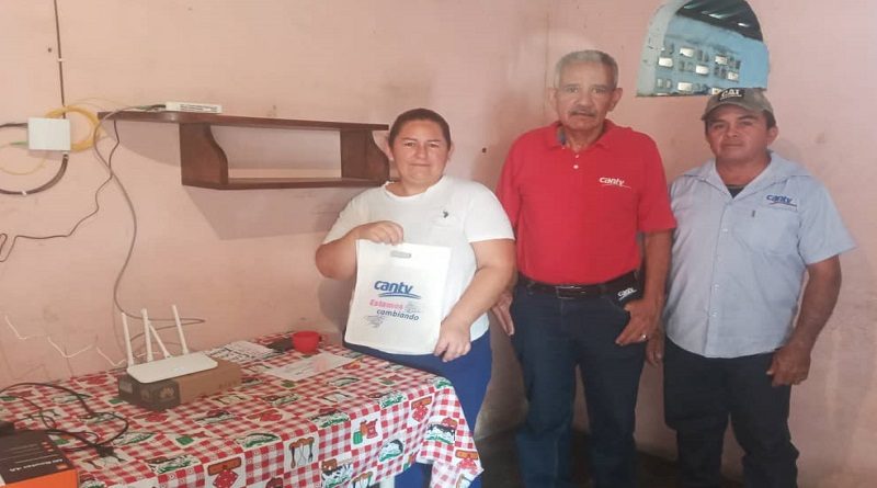 CANTV garantiza acceso a internet a más de 40 familias en Barinas