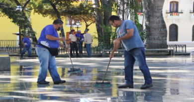Efectúan mantenimiento a espacios públicos de Caracas