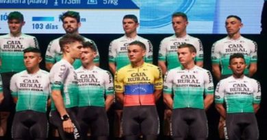 Ciclista venezolano Orluis Aular lidera equipo de Caja Rural en España