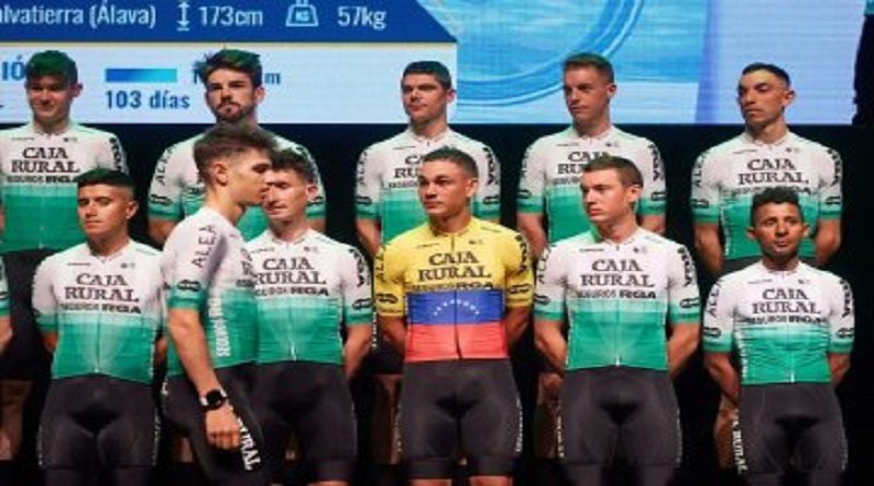 Ciclista venezolano Orluis Aular lidera equipo de Caja Rural en España