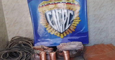 CICPC detienen a delincuentes por hurto de material estratégico en Sucre