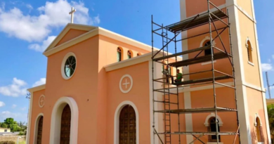Adelantan trabajos de rehabilitación en iglesia Nuestra Señora de La Candelaria