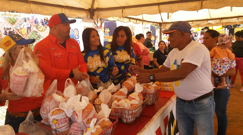 Más de 900 familias favorecidas con alimentos en municipio Caroní de Bolívar
