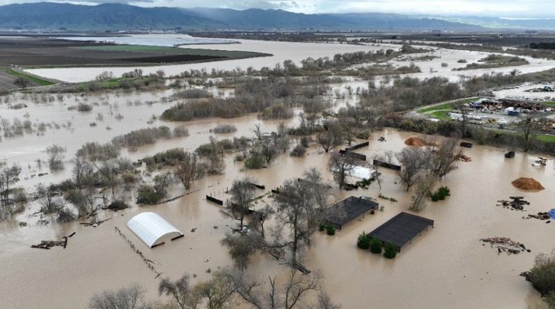 Estados Unidos declara estado de catástrofe en California tras inundaciones