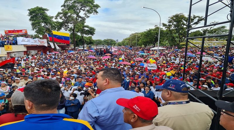 Gran movilización en Ciudad Guayana