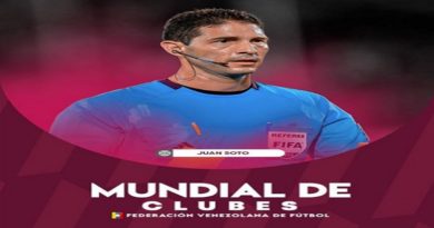 Juan Soto estará en el VAR en Mundial de Clubes de la FIFA