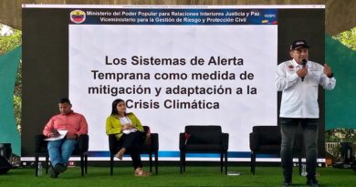 Venezuela utiliza sistema de Alerta Temprana para mitigar la crisis climática