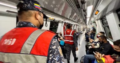 Órganos de seguridad ciudadana se mantienen desplegados en estaciones del Metro de Caracas